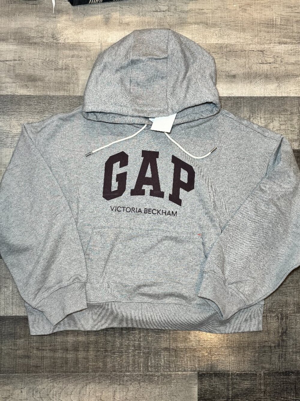 Gap x Victoria Beckham Heavyweight French Terry Hoodie Grey Online Exclusive